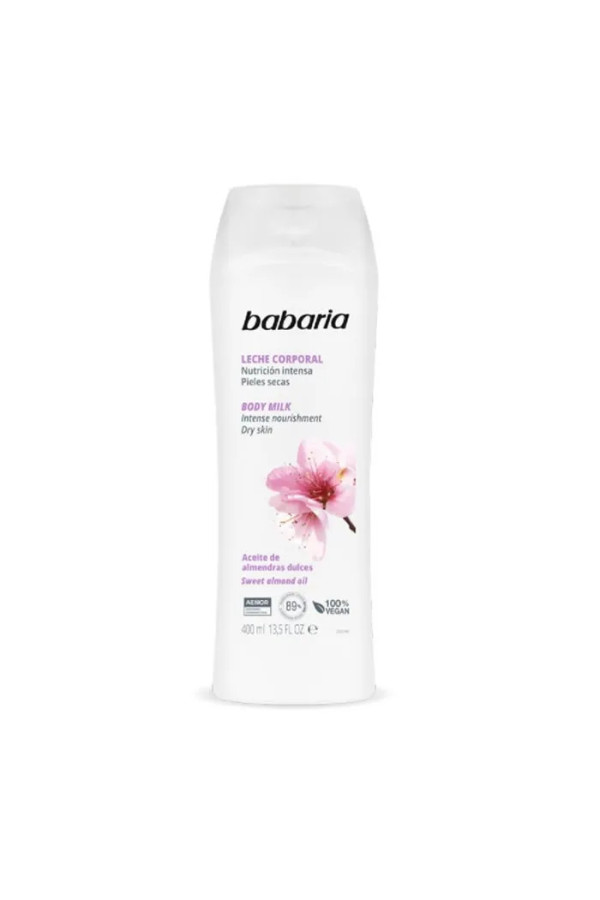 Babaria Lait Corporel Amandes Douces Peaux Très Sèches 400ml
