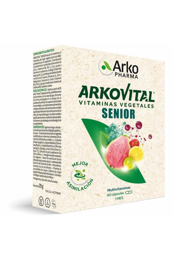 Arkovital Vitamines & Minéraux Senior 50+ 60 Capsules