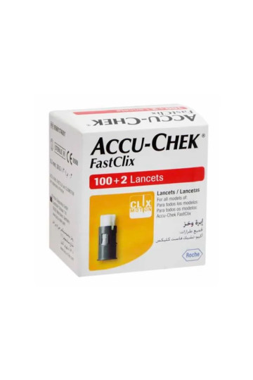 Accu-Chek Fastclix Lancettes 102U