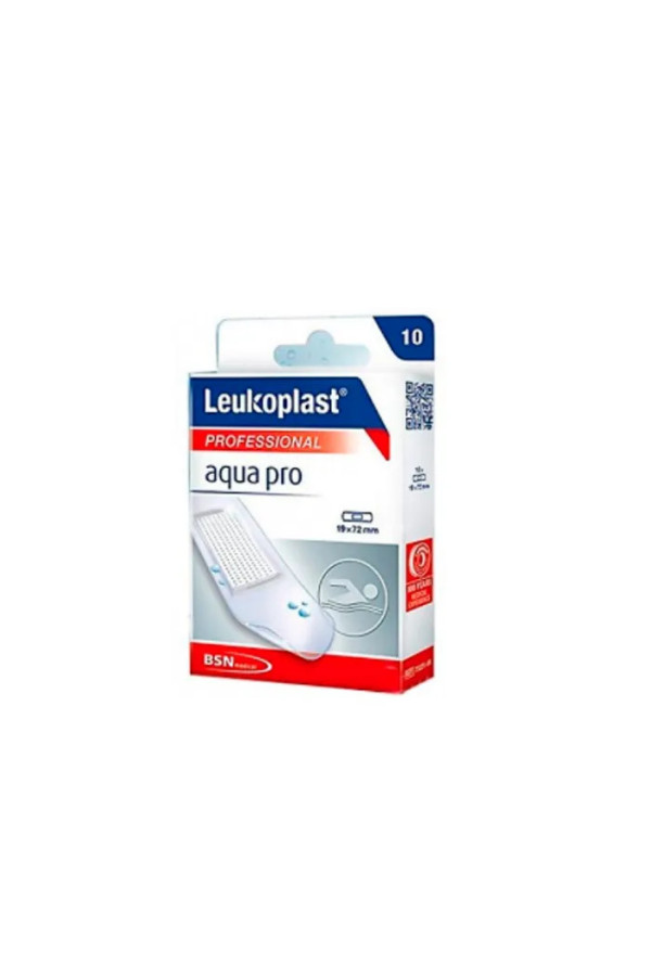 Leukoplast Aquapro Transparent Plaster 19x72mm 10U