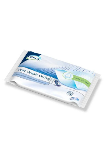Tena Wet Wash Glove 8U