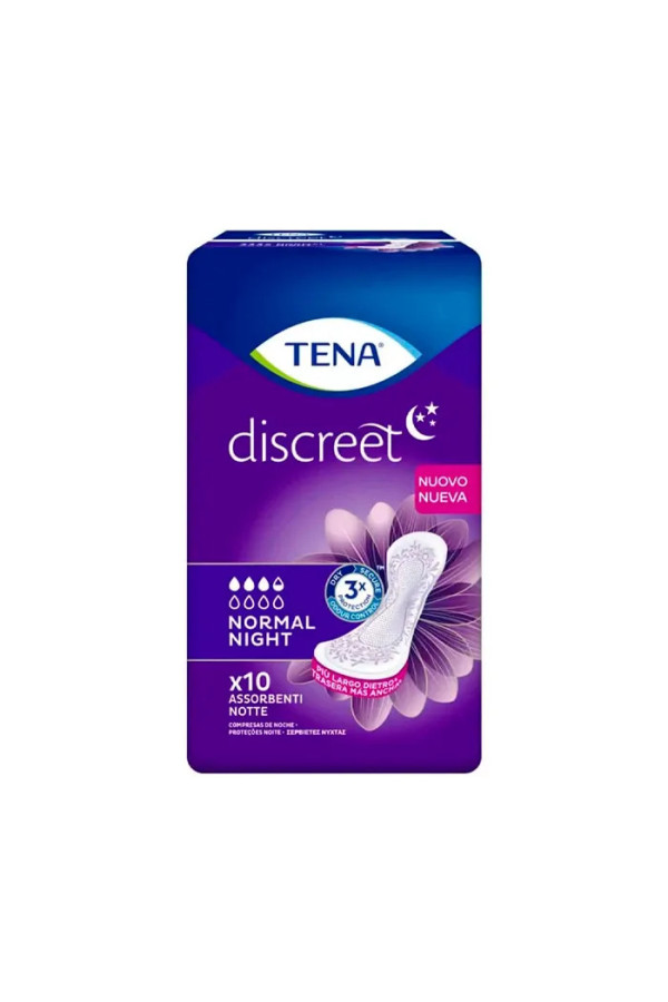 Tena Discreet Nuit Normale 10U 