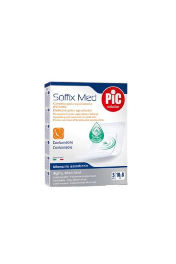 Pic Soffix Med Pansement Stérile 10x8cm 5U 