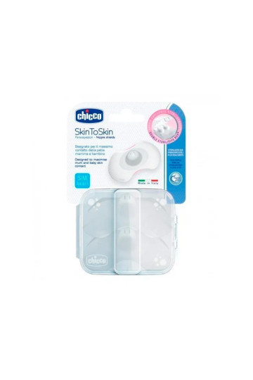 Chicco SkinToSkin Protecteur de Mamelon en Silicone S-M 2U