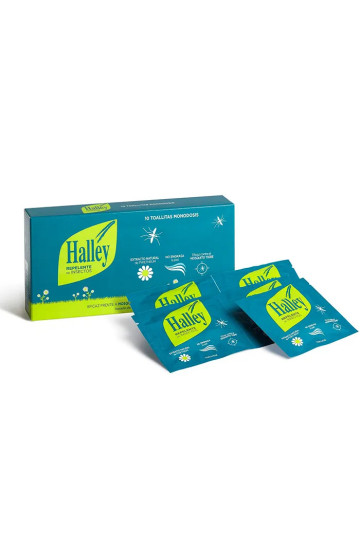 Halley Lotion Répulsive Lingettes 10U