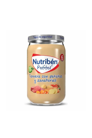 Nutribén Potito Boeuf, Pommes de Terre et Carottes 235g  