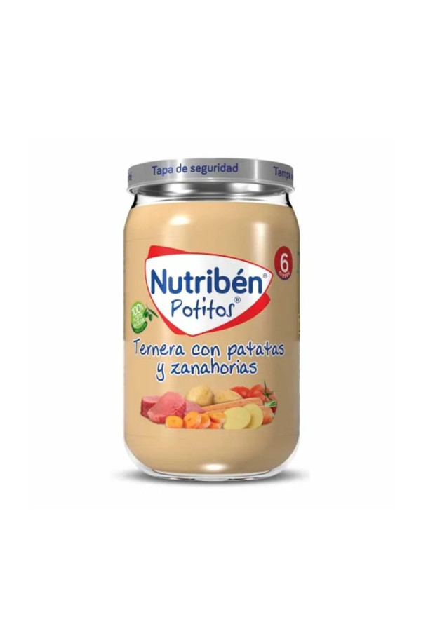 Nutribén Potito Boeuf, Pommes de Terre et Carottes 235g  
