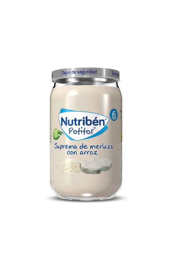 Nutribén Potito Merlu, Pois et Carotte 235g 