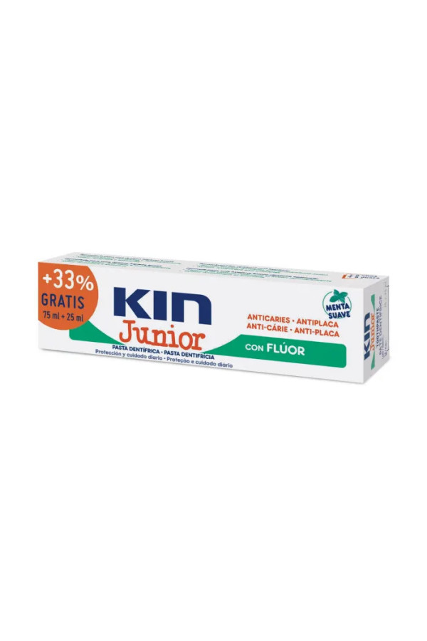 Kin Dentifrice Junior Menthe Douce 75ml+25ml 