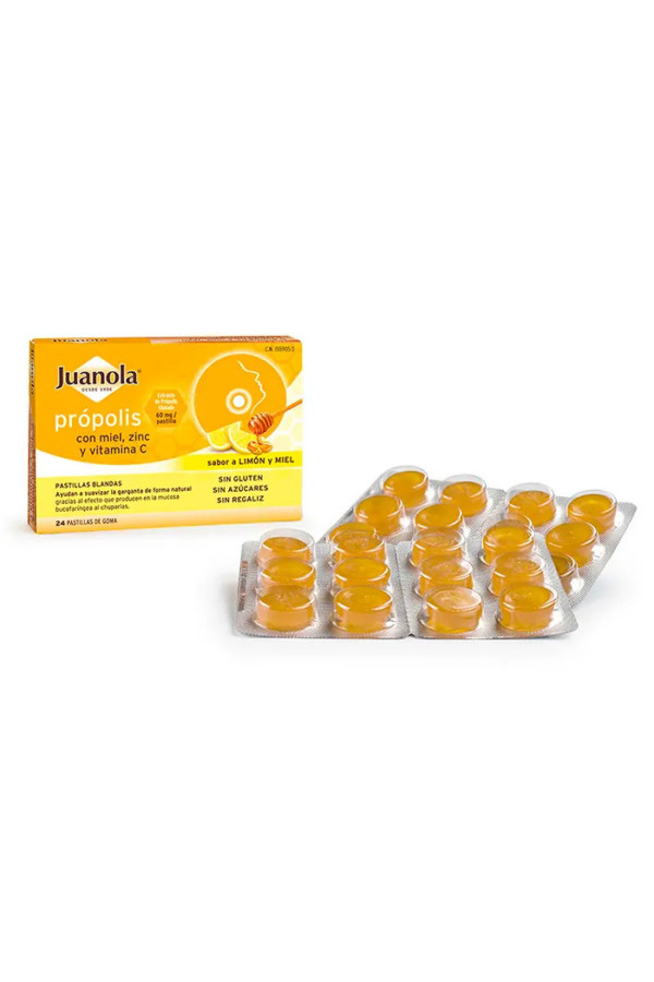 Juanola Propolis Miel Zinc Vitamine C 24U