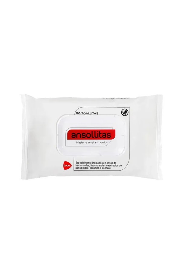 Lacer Ansollitas Lingettes d'hygiène Anale 50 Unités