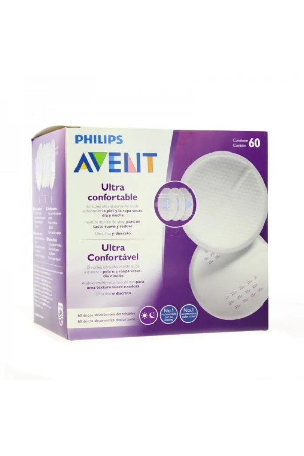 Avent Coussinets absorbants pour l'allaitement 60 pièces