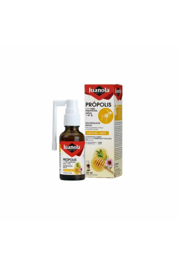 Juanola Spray Buccal au Miel, à L'échinacée, à la Sauge et à la Vitamine B3 30ml