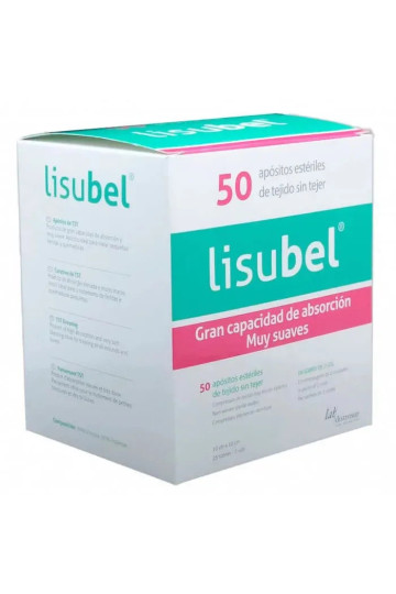 Lisubel 50 sparadraps en tissu stérile 10x10