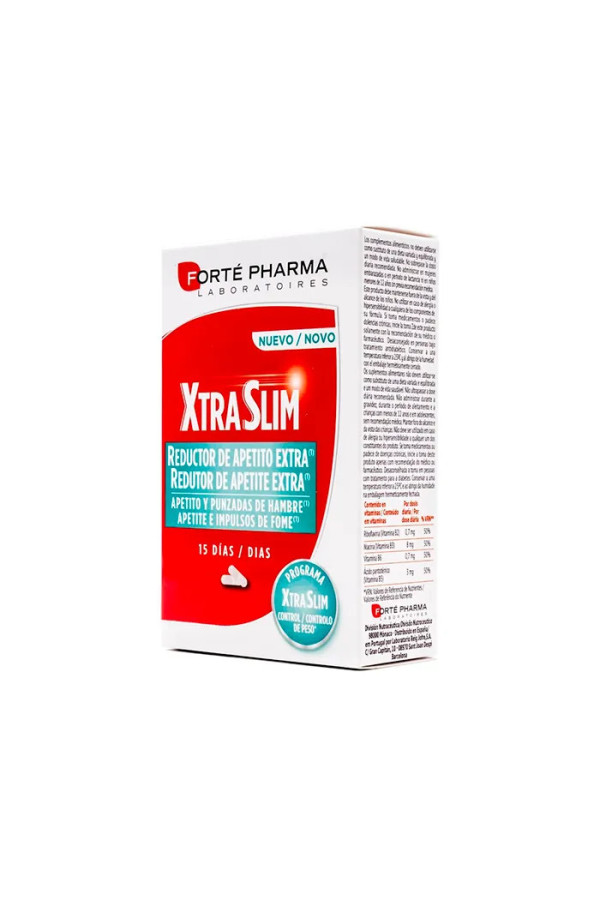 Forté Pharma Xtraslim Réducteur D'appétit 60 Capsules 