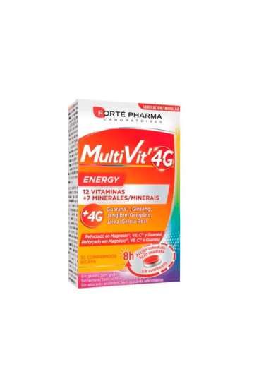 Forté Pharma Multivit 4G Energy 30 Comprimés 