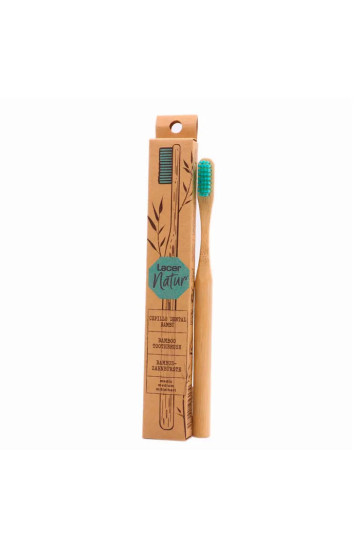 Lacer Natur Brosse à Dents Adulte Moyenne en Bambou 1U