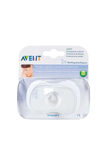 Avent 2 Mini Boucliers en Silicone pour Mamelons 