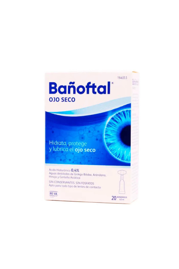Bañoftal Oeil Sec Dose Unique 0,4 20U