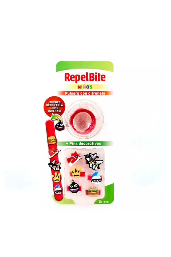 Repel Bite Bracelet pour Enfants + Épingles Décoratives