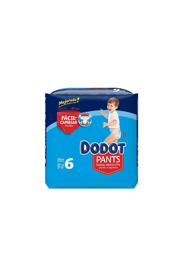 P Dodot Pants Talla 6 27 Uds