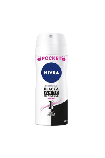 Nivea Black & White Invisible Original Déodorant Vaporisateur 100ml