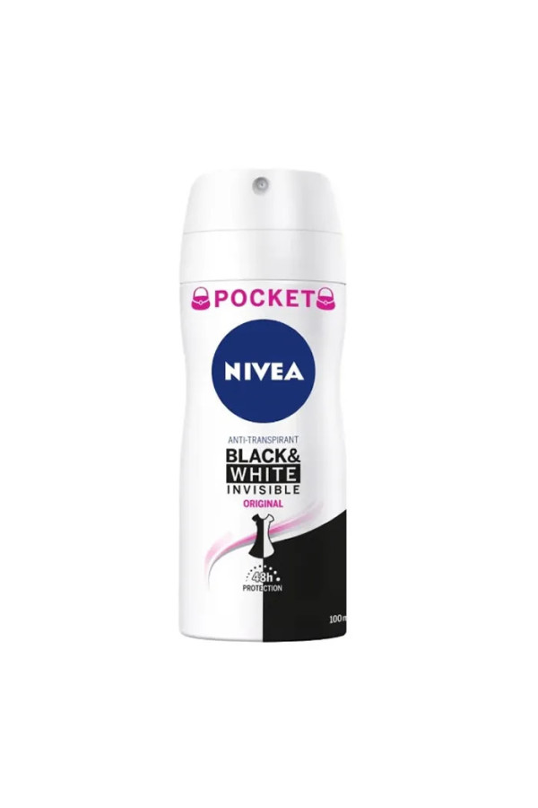 Nivea Black & White Invisible Original Déodorant Vaporisateur 100ml