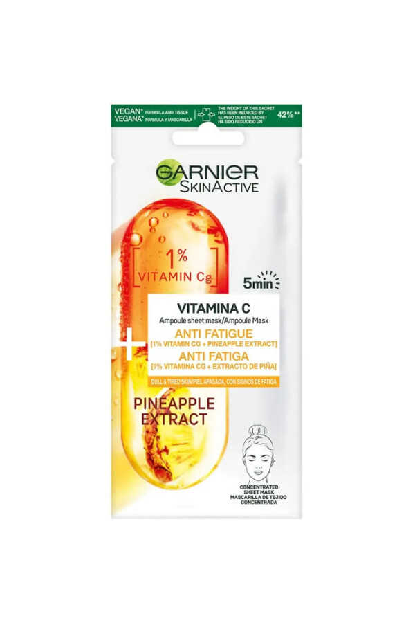 Garnier SkinActive Pineapple Extract Anti-Fatigue Face Mask 1 Unité