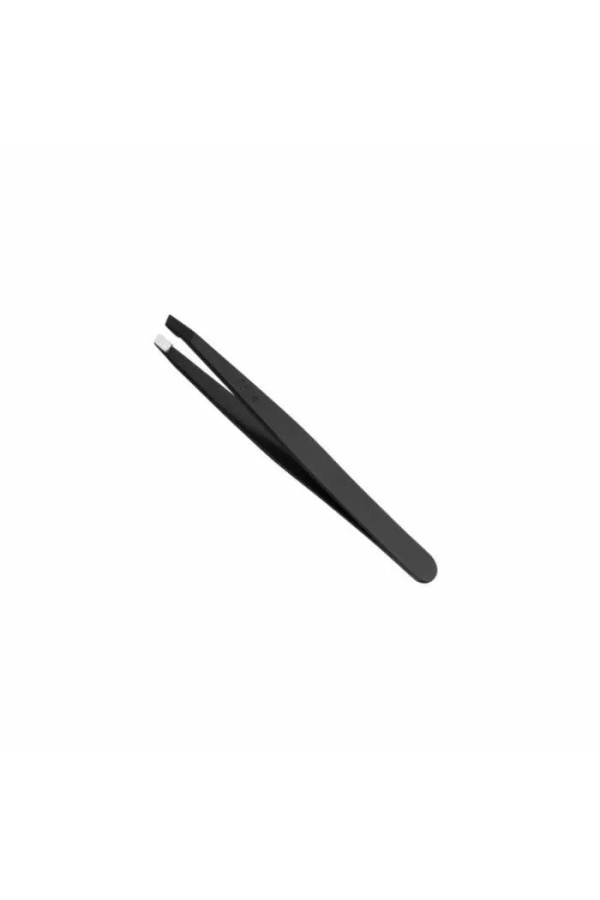 Eurostil Black Stainless Steel Tweezers 9cm