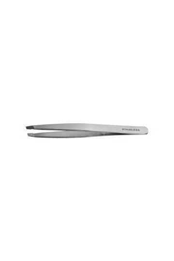 Eurostil Pinza Depilar Inoxidable Punta Oblicua 9,5 Cm