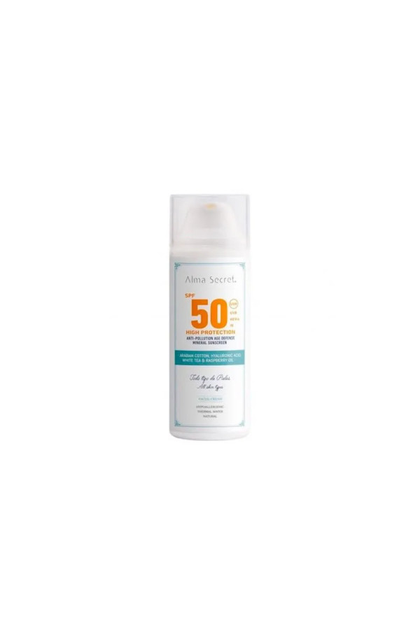 Alma Secret High Protection Crema Facial Spf50 50ml