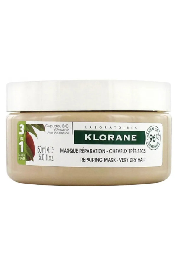 Klorane Cupuazu Masque Réparateur Pour Cheveux Secs 150ml