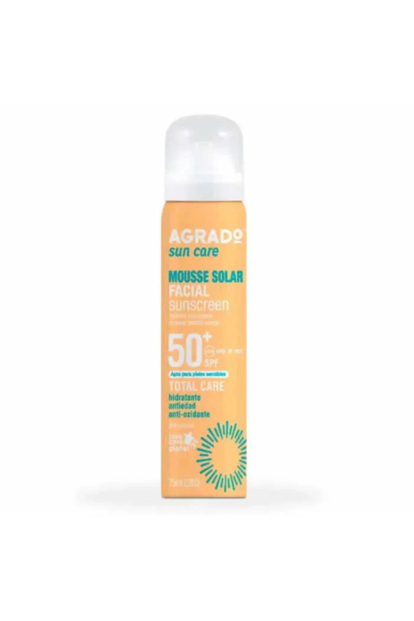 Agrado Mousse Facial Sunscreen Spf50 75ml