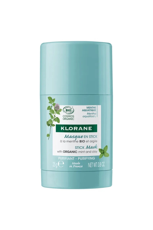 Klorane Aquatic Mint Purifying Stick Mask 25g
