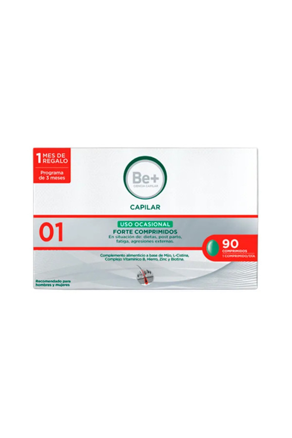 Be+ Capillaire Usage Occasionnel Forte 90 comprimés 