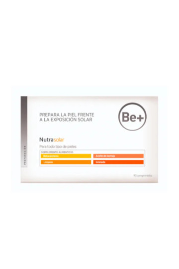 Be+ Nutra Solar 90 Comprimés