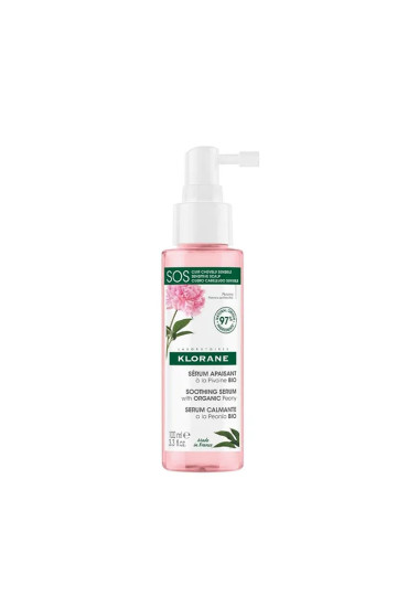 Klorane Sérum SOS Apaisant à la Pivoine Bio 100ml