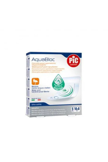 Pic Aquabloc Post Op Antibactérien Pansement Stérile 10 X 8 Cm 5 Cm 5
