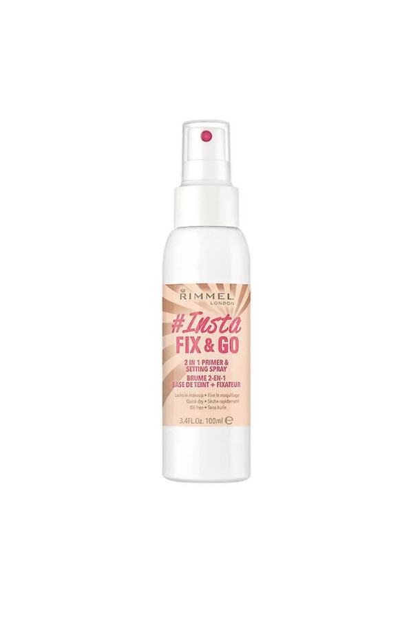 Rimmel London Lasting Finish Fix y Go 2 In 1 Primer and Setting Spray 100