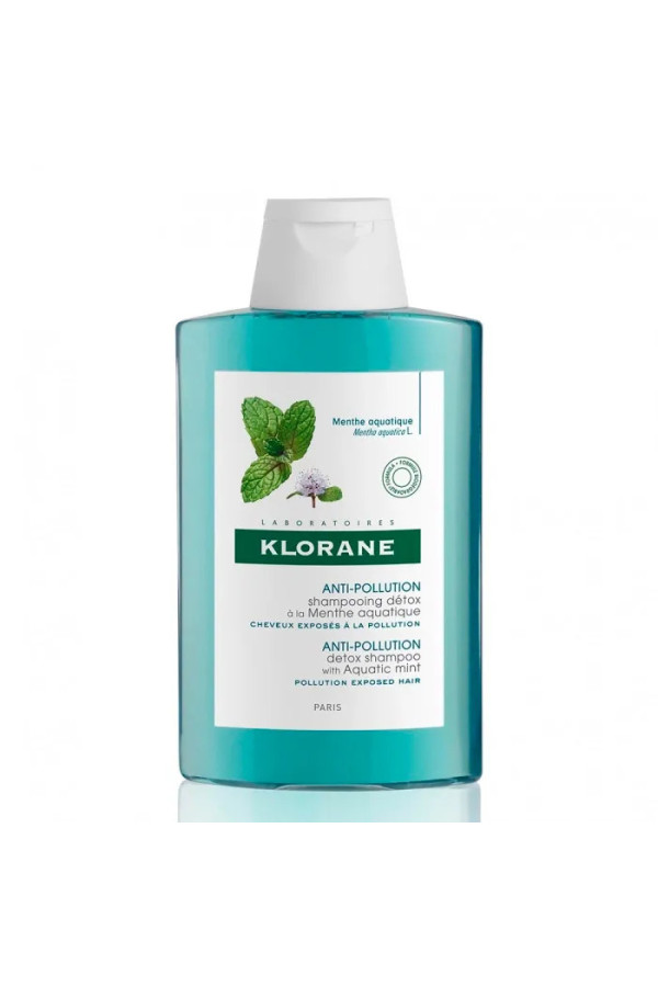 Klorane Aquatique Shampooing Détox à la Menthe 400ml