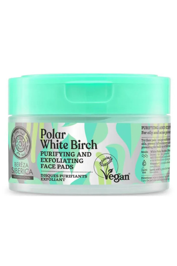 Natura Siberica Disques Purifiants Exfoliants 20 Unité