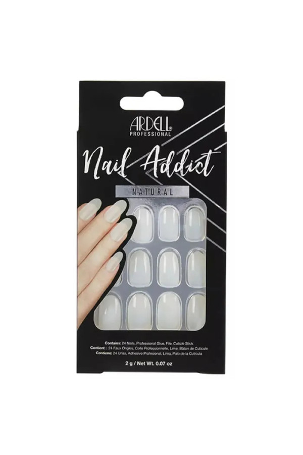 Ardell Nail Addict Natural Oval False Nails