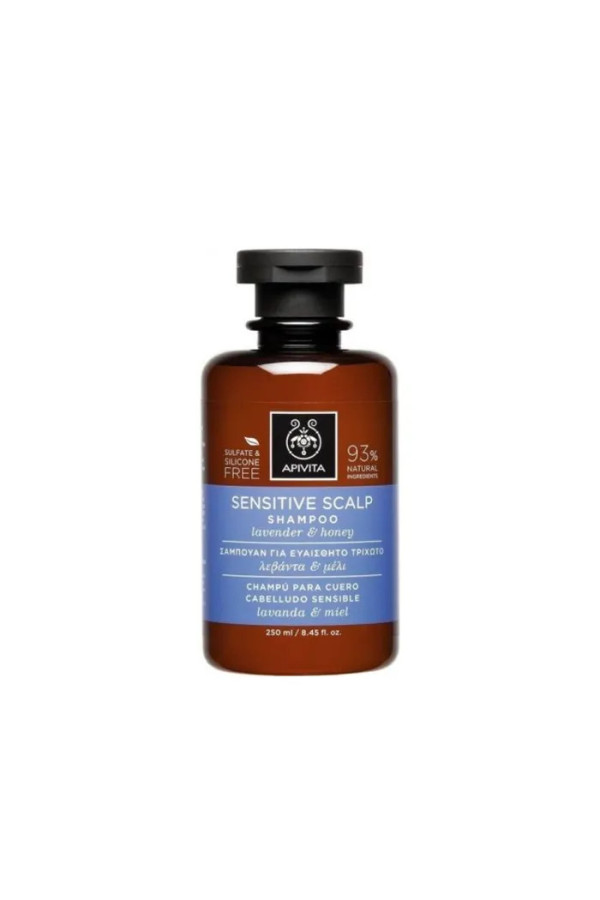 Apivita Shampooing pour Cuir Chevelu Sensible 250ml