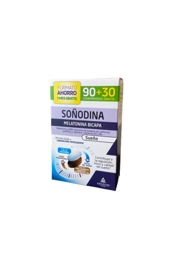 Angelini Soñodine Melatonin Bilayer 90+30 Comprimés