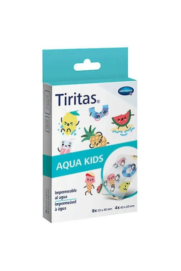 Hartmann Pansements Adhésifs Aqua Kids 2 Tailles 12U