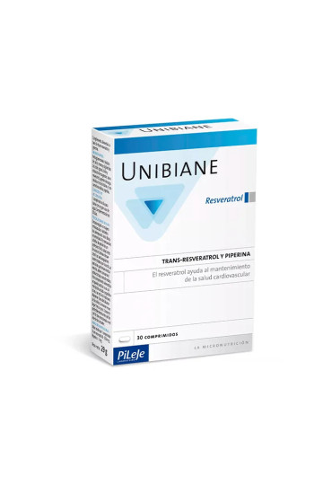 Pileje Unibiane Resveratrol 30 Capsules