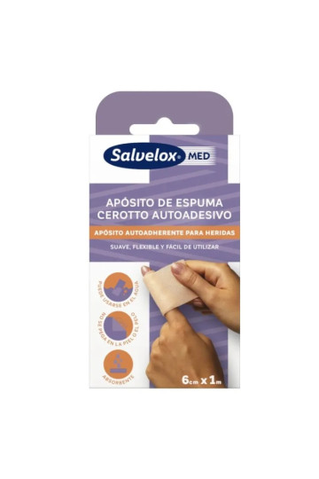 Salvelox Pansement En Mousse 6cm x 1m