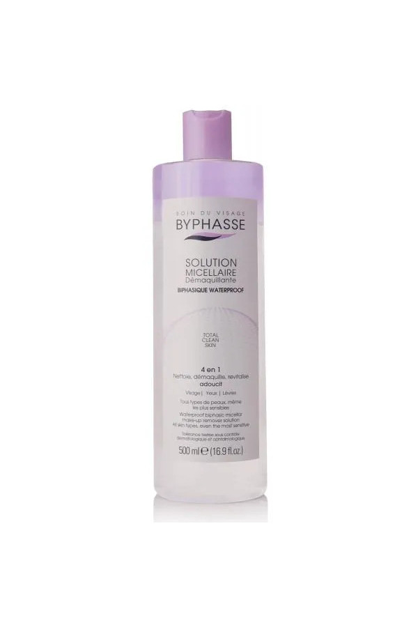 Byphasse Solución Micelar Desmaquillante Bifásica Waterproof 500ml