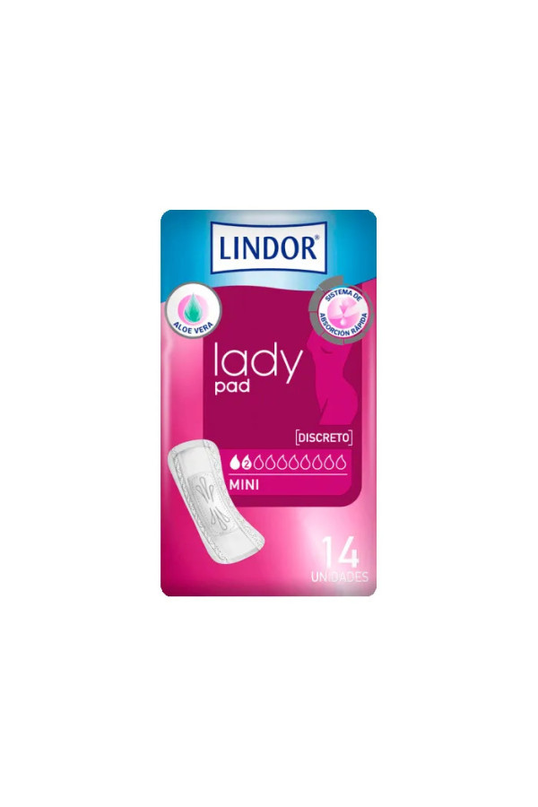 Hartmann Lindor Lady Pad Mini 2 Gouttes 14U