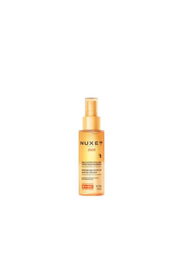 Nuxe Sun Huile Lactée Capillaire Protectrice Hydratante 100ml